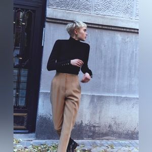 Zara high waist pant - S